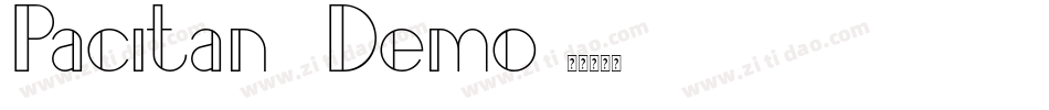 Pacitan Demo字体转换
